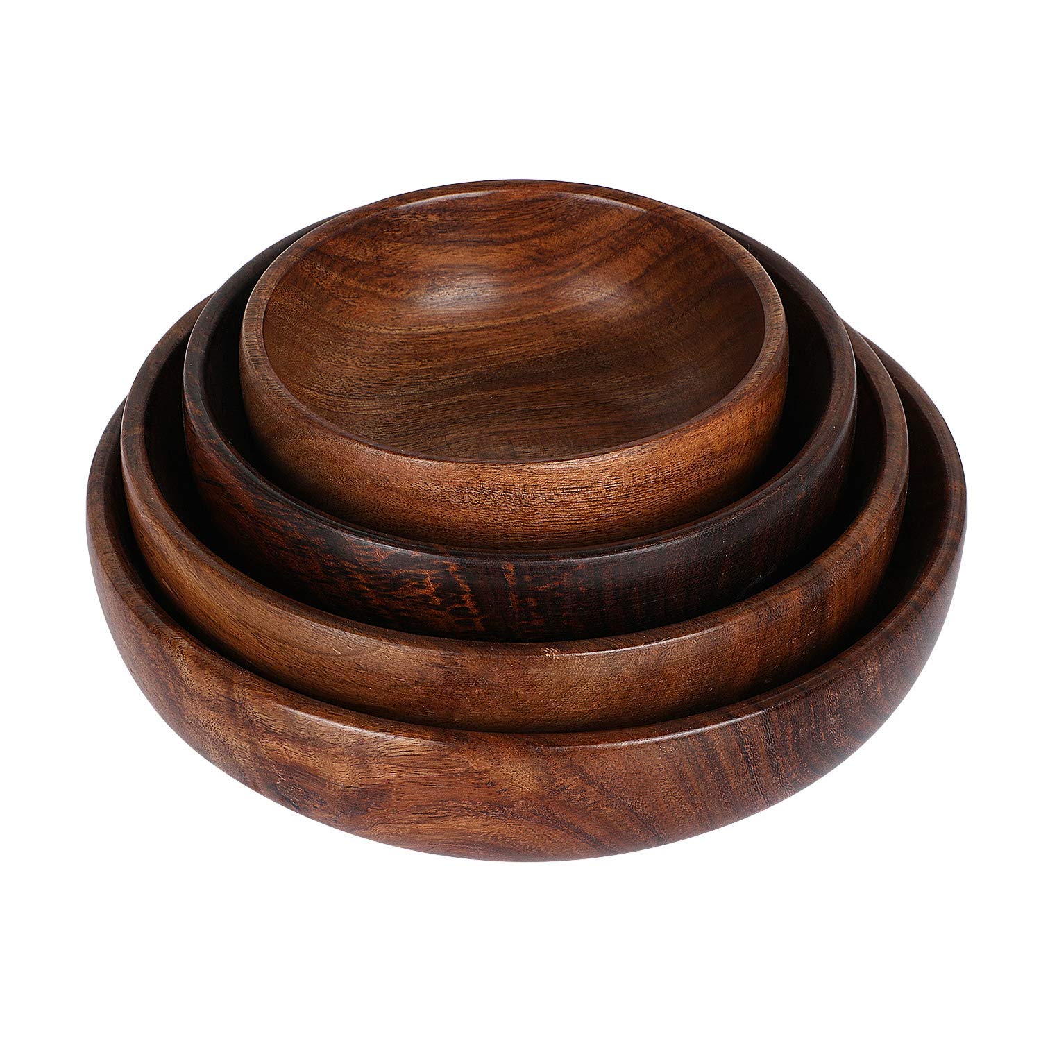 Sheesham Wood Classic Elegant Bowl Set Of 4, 1 ounce
