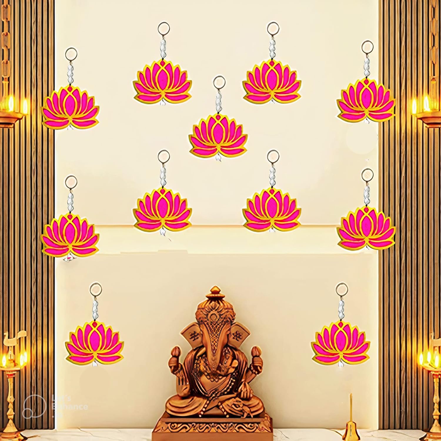 Lotus Cutout Festive Hangings