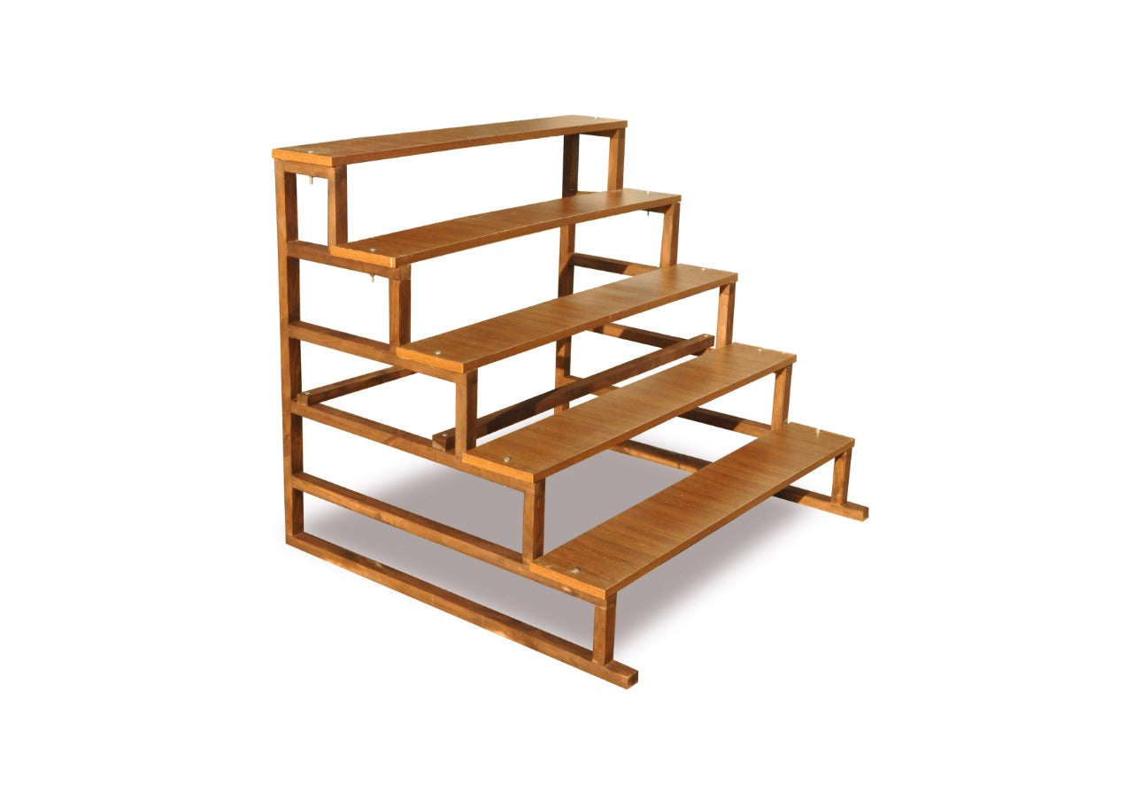 5 Step Wooden, Dismantlable, Five Step Golu Stand
