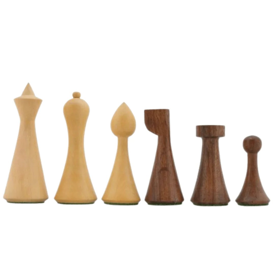 Reproduced Hermann Ohme/Minimalist Style Weighted Chess Pieces