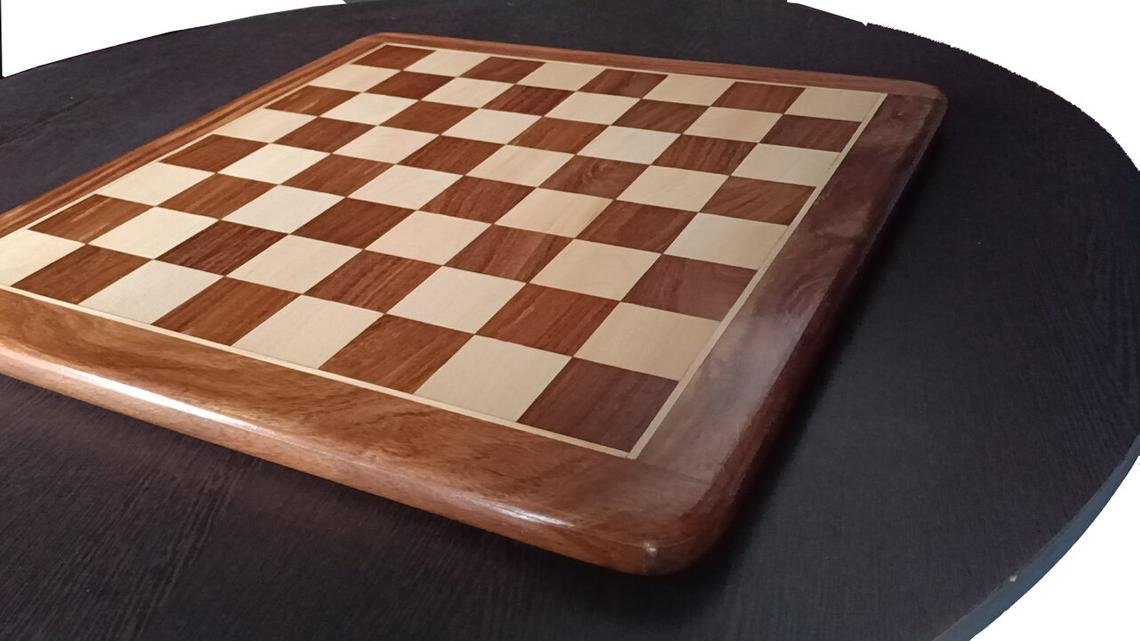 Handmade Tournament Wooden Chess Board made with Sheesham Wood