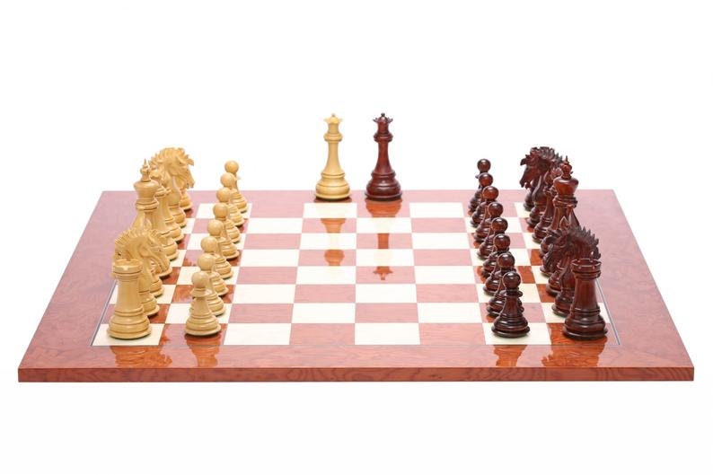 Free Gift | The Ruffian American Series Staunton Chess Pieces 4.8" King Size valentine's day gift/ Mothers day gift