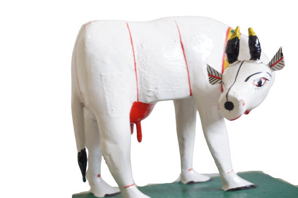 Handmade Wooden Holy Cow
