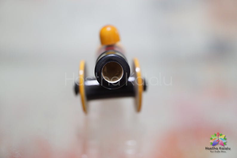 Handcrafted Wooden Moving Canon | Firangi Miniature