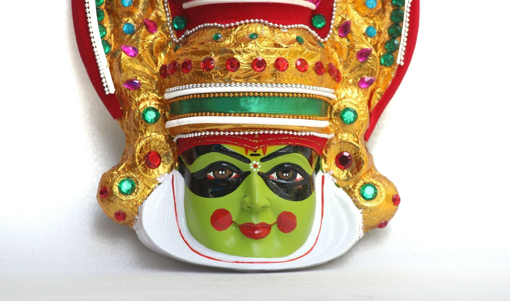 Kathakali Mask Wall Hanging in Fibre