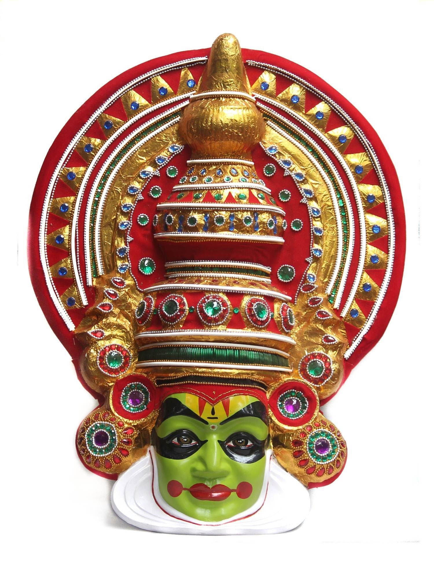 Kathakali Mask Wall Hanging in Fibre