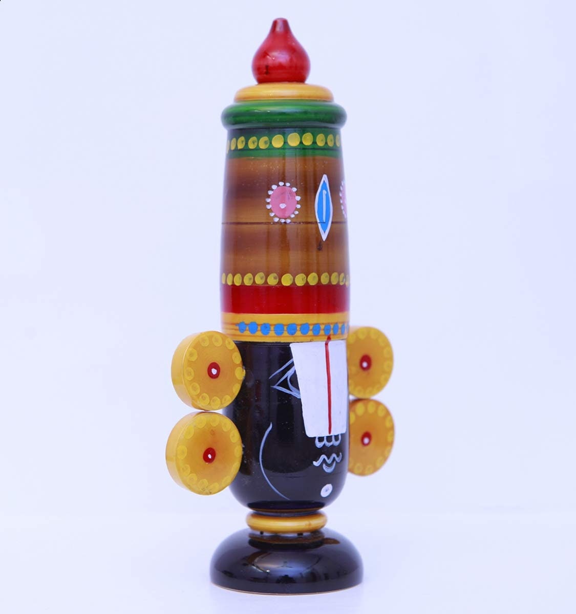 Handmade Colorful Lord Balaji Sculpture, House-warming Gift