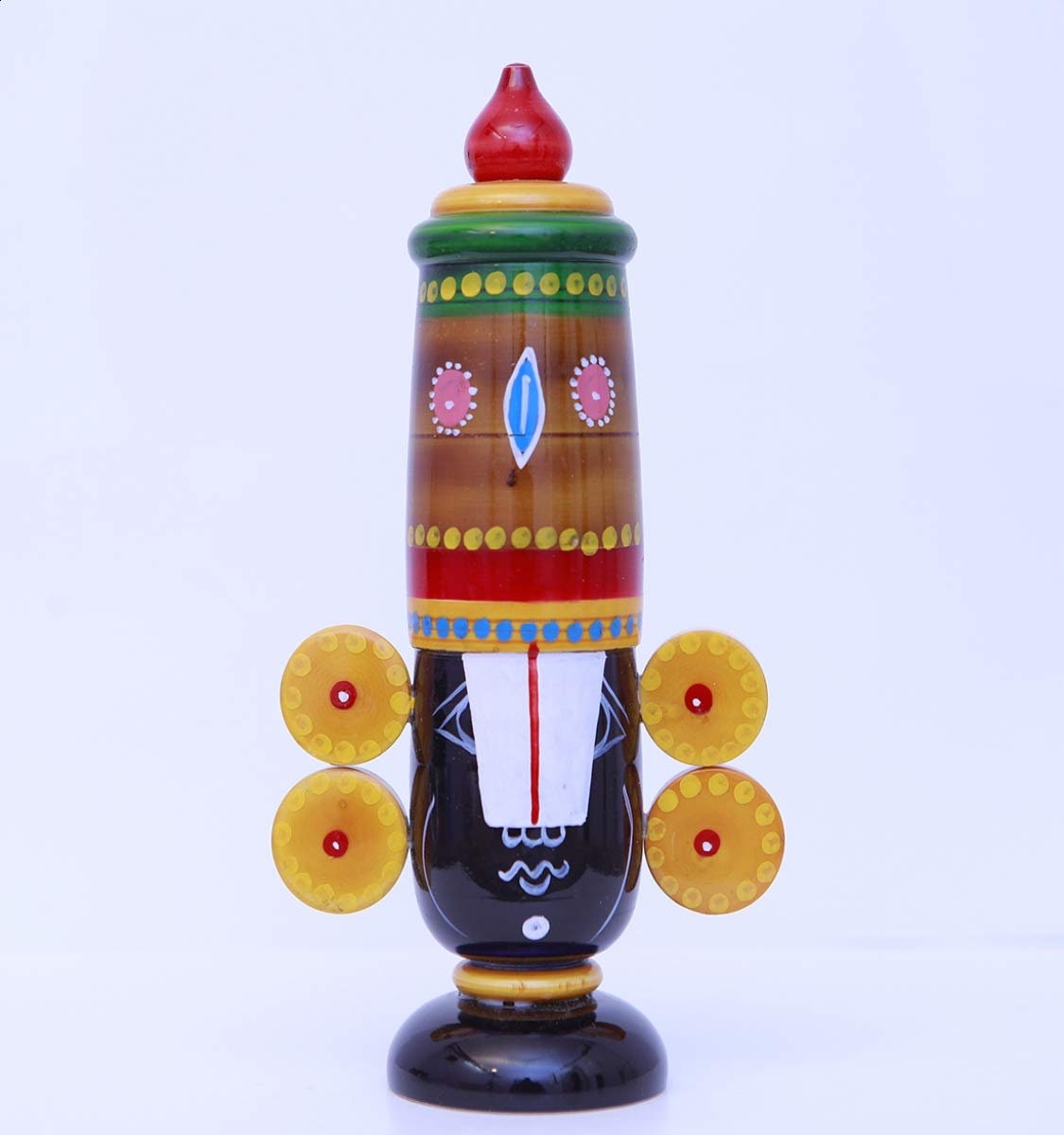 Handmade Colorful Lord Balaji Sculpture, House-warming Gift
