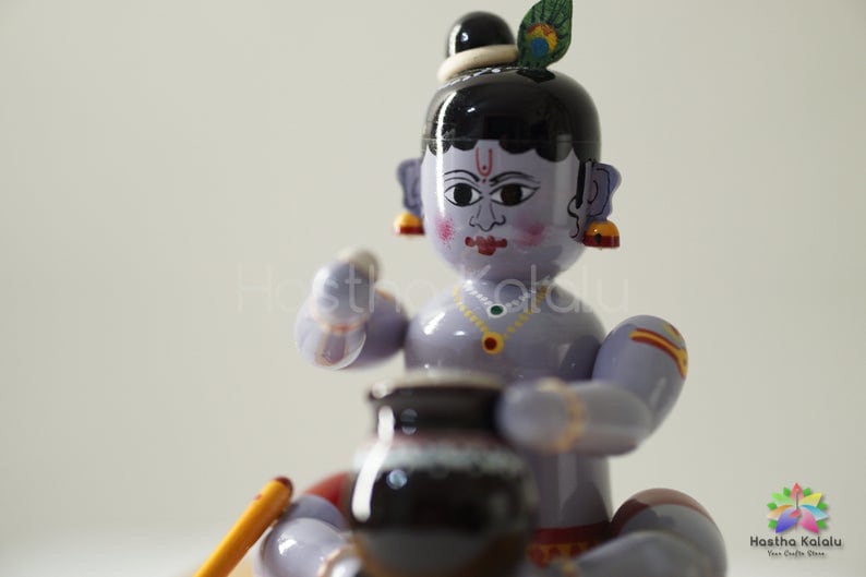 Baby Krishna with Butter Pot