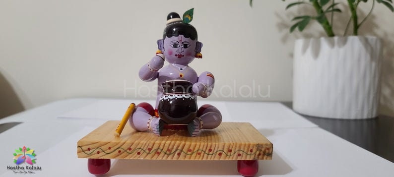 Baby Krishna with Butter Pot