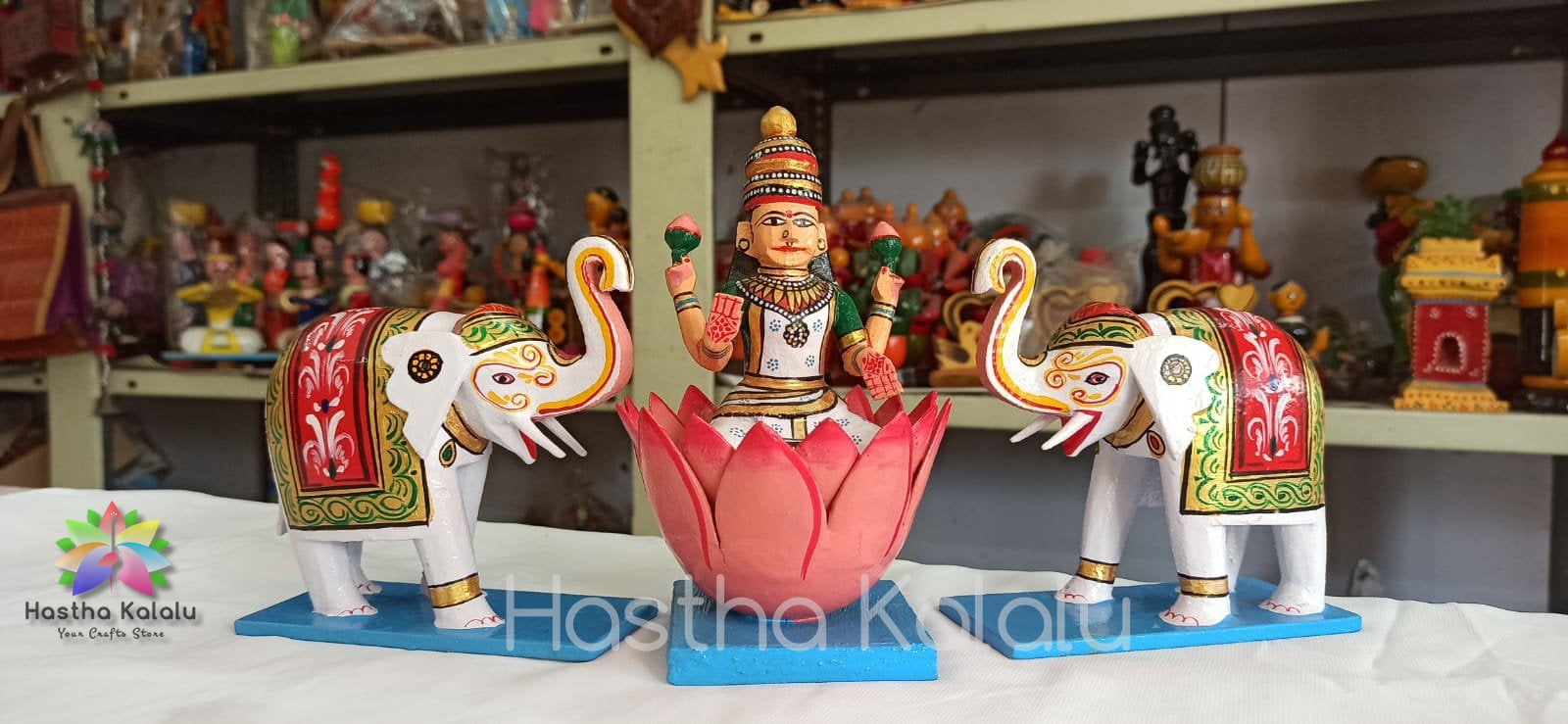 Ashta Lakshmi Idols for Varalaxmi Vratham or Golu