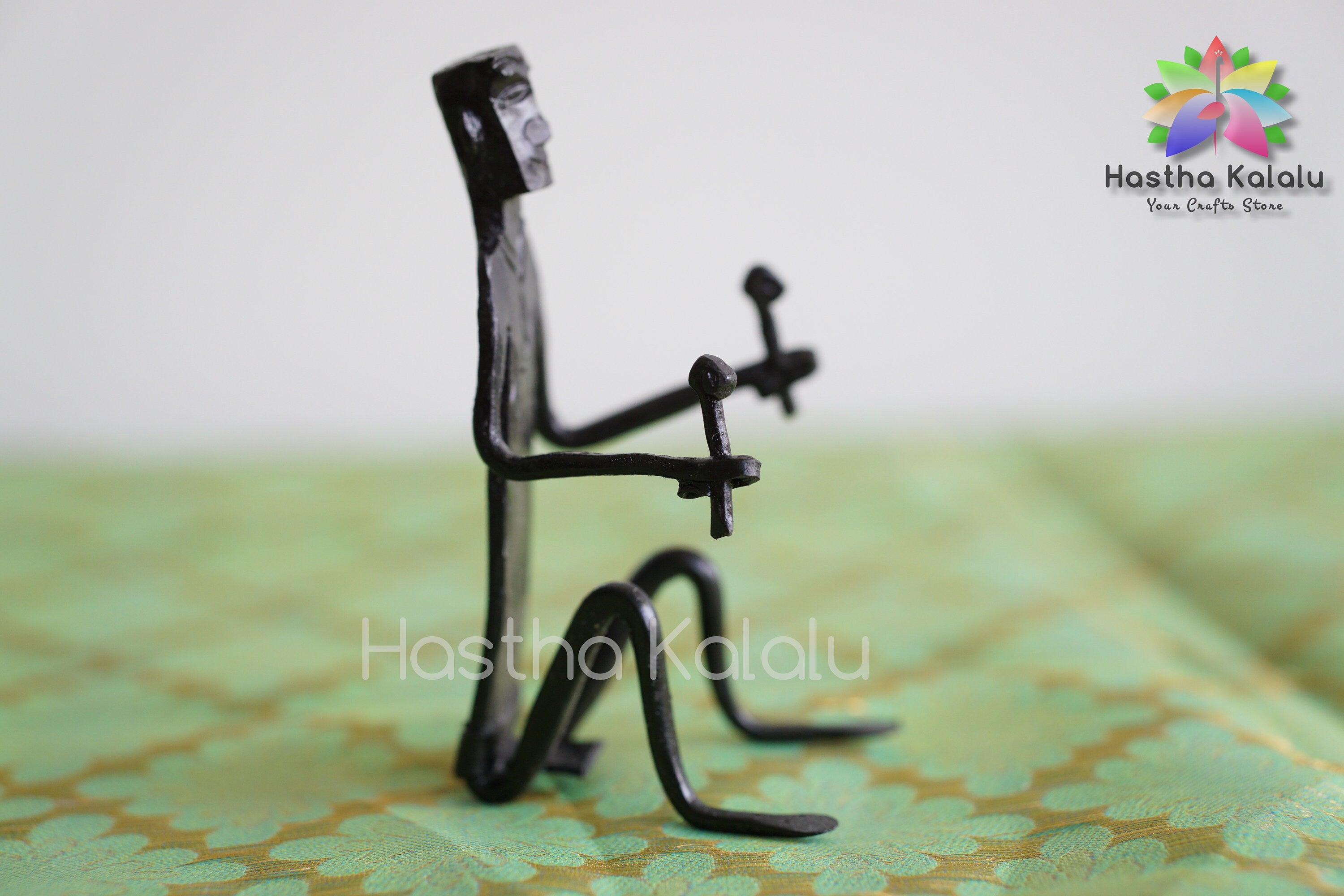 Wrought Iron made Table Top Musician Set