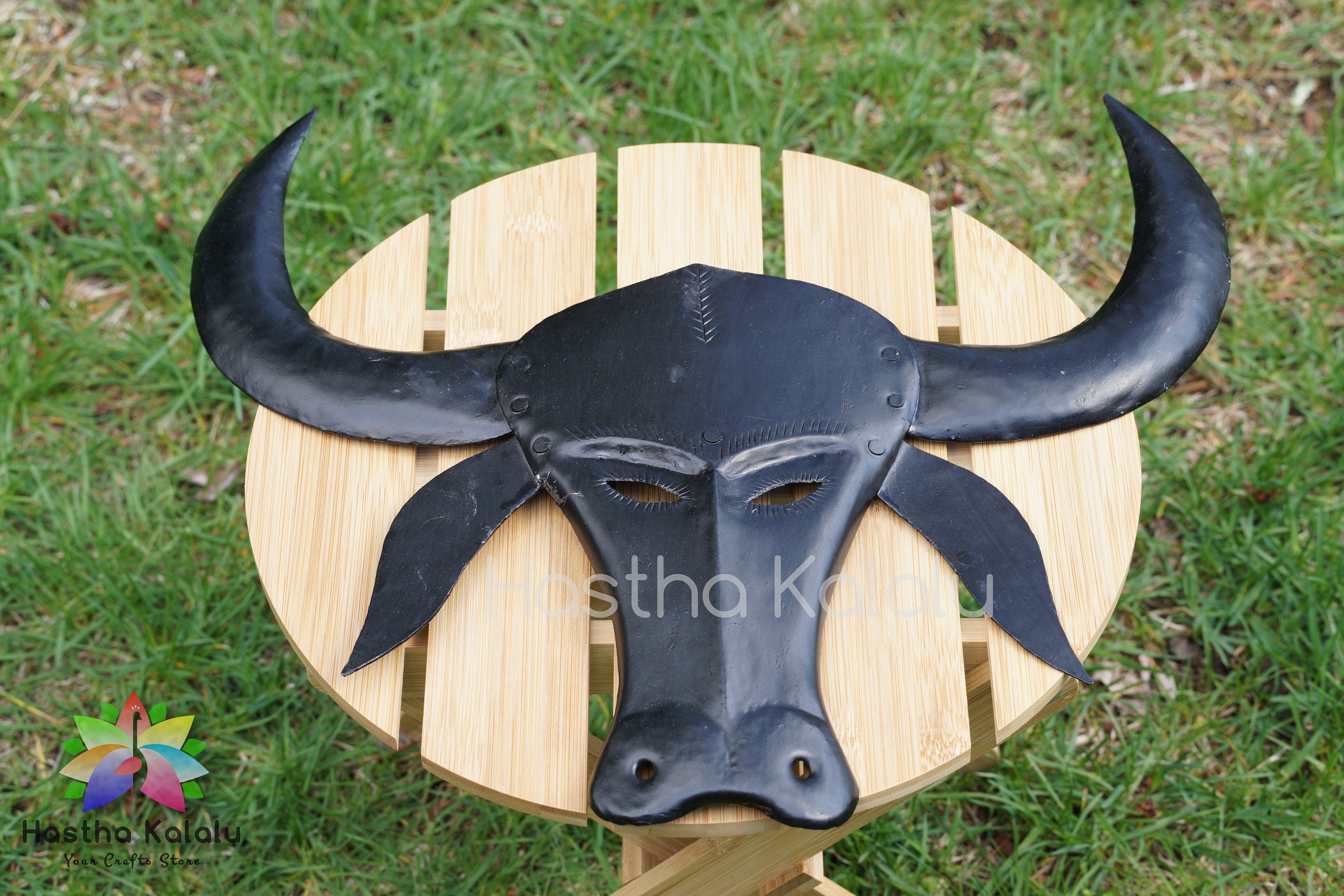 Wrought Iron Bull Mask