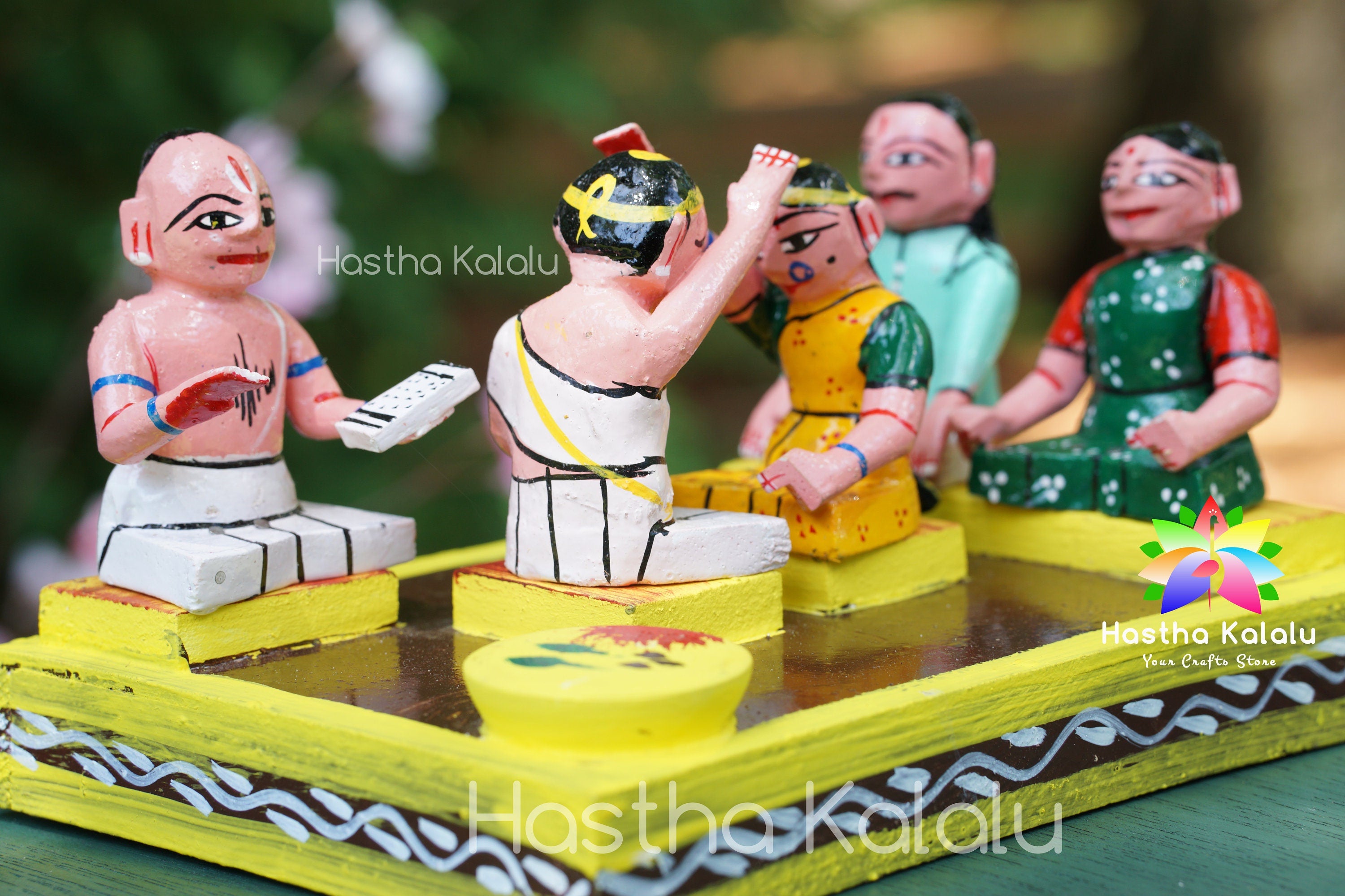 Handmade Marriage Theme | Wedding Dolls | Indian Traditional  Wedding Theme Toys