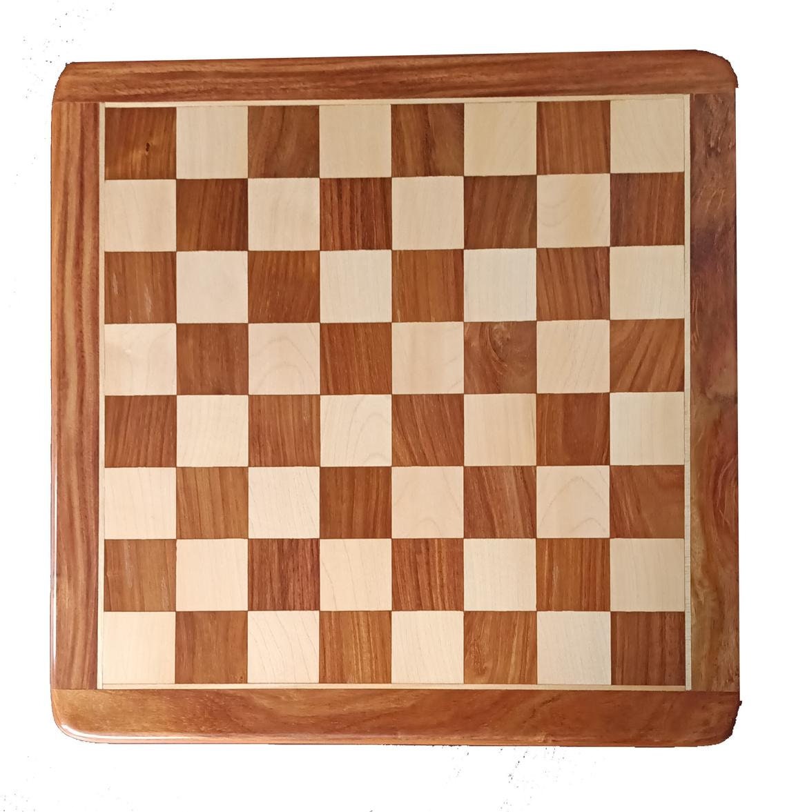 Pièces d'échecs de collection allemandes des années 1920 uniquement Staunton Set - Budrosewood/Buis - 3,75" King, lesté 2 reines supplémentaires