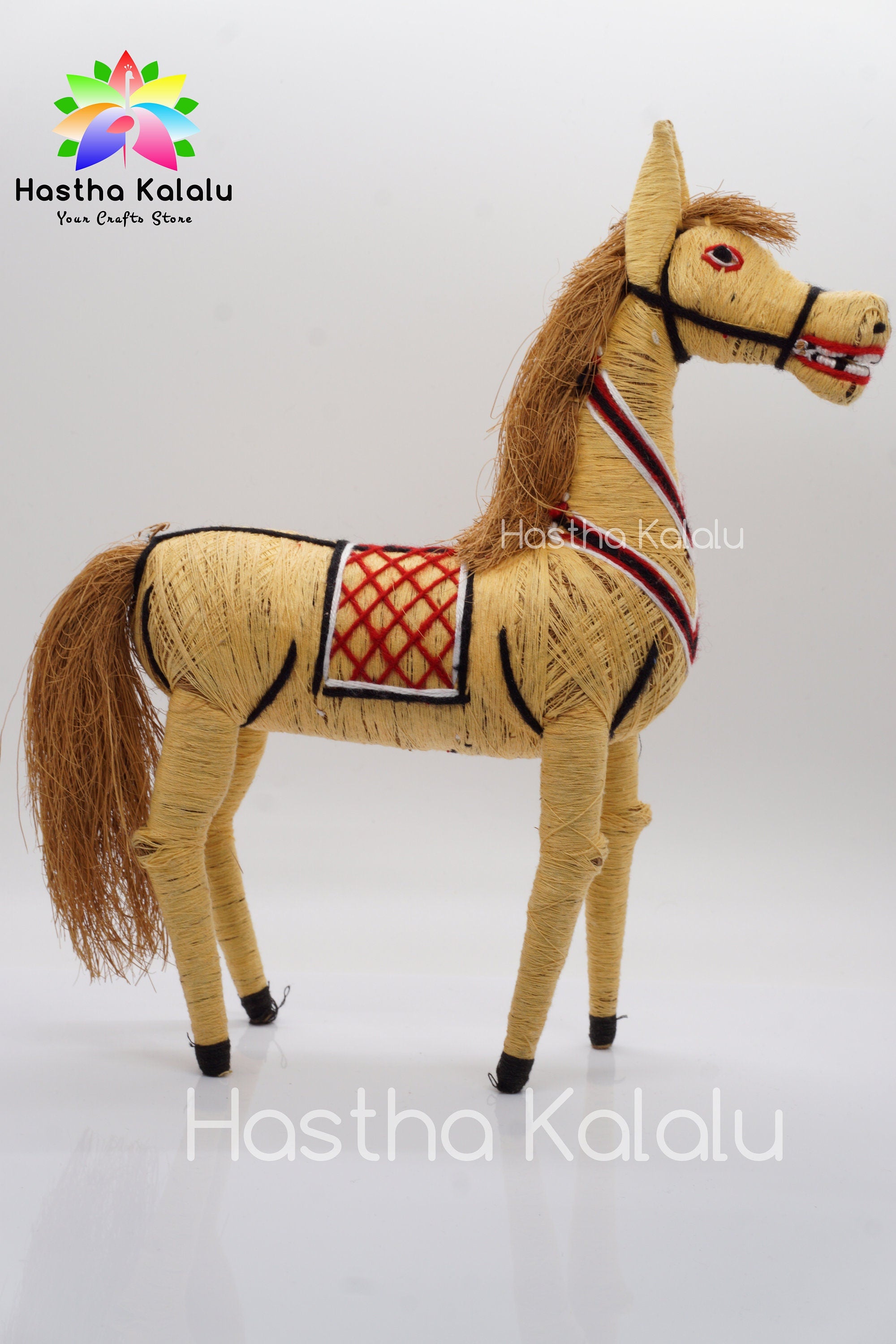 Handmade Coir Made Horse Doll
