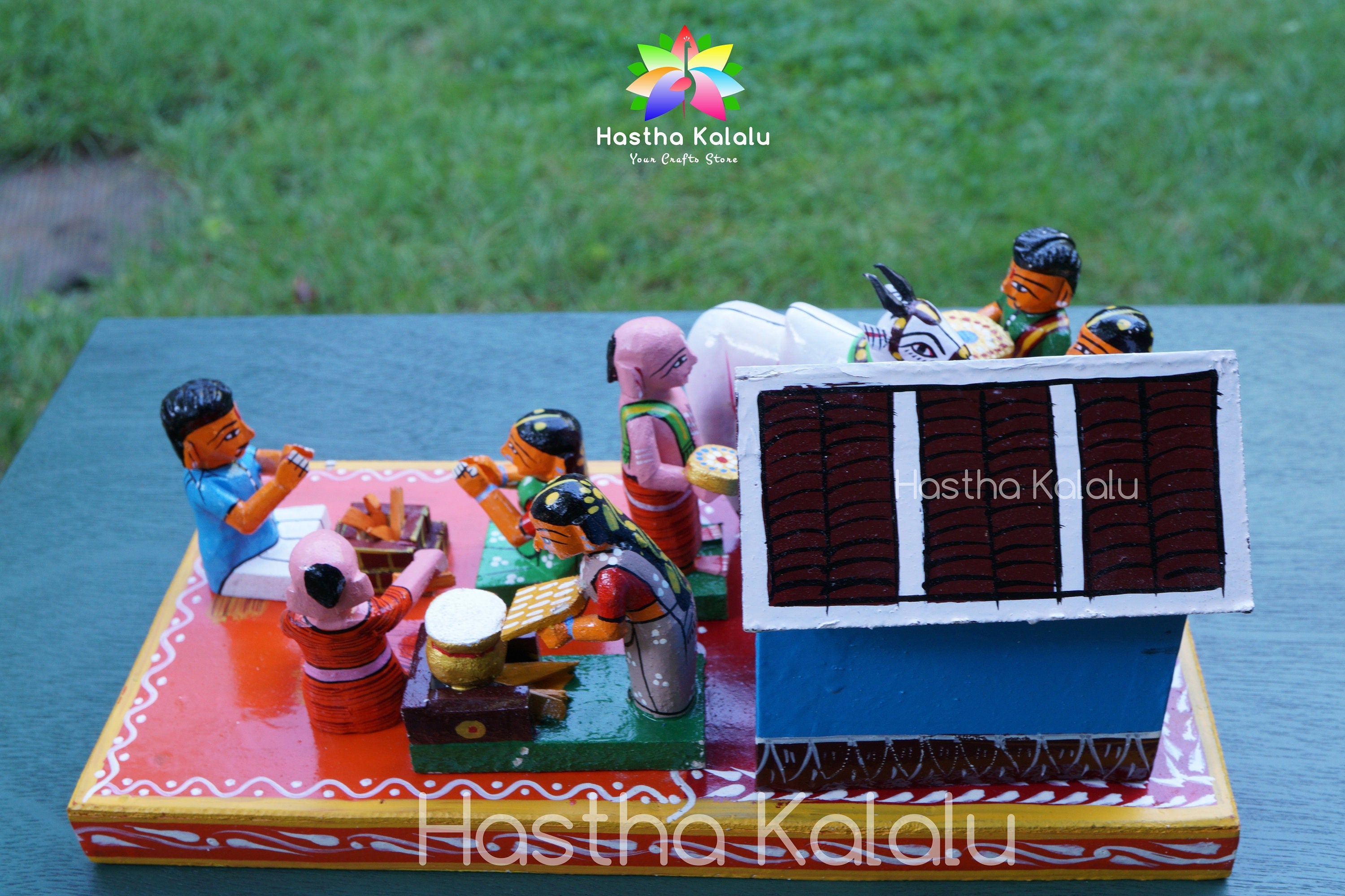 Traditional Indian Housewarming Function Theme Kondapalli Toy