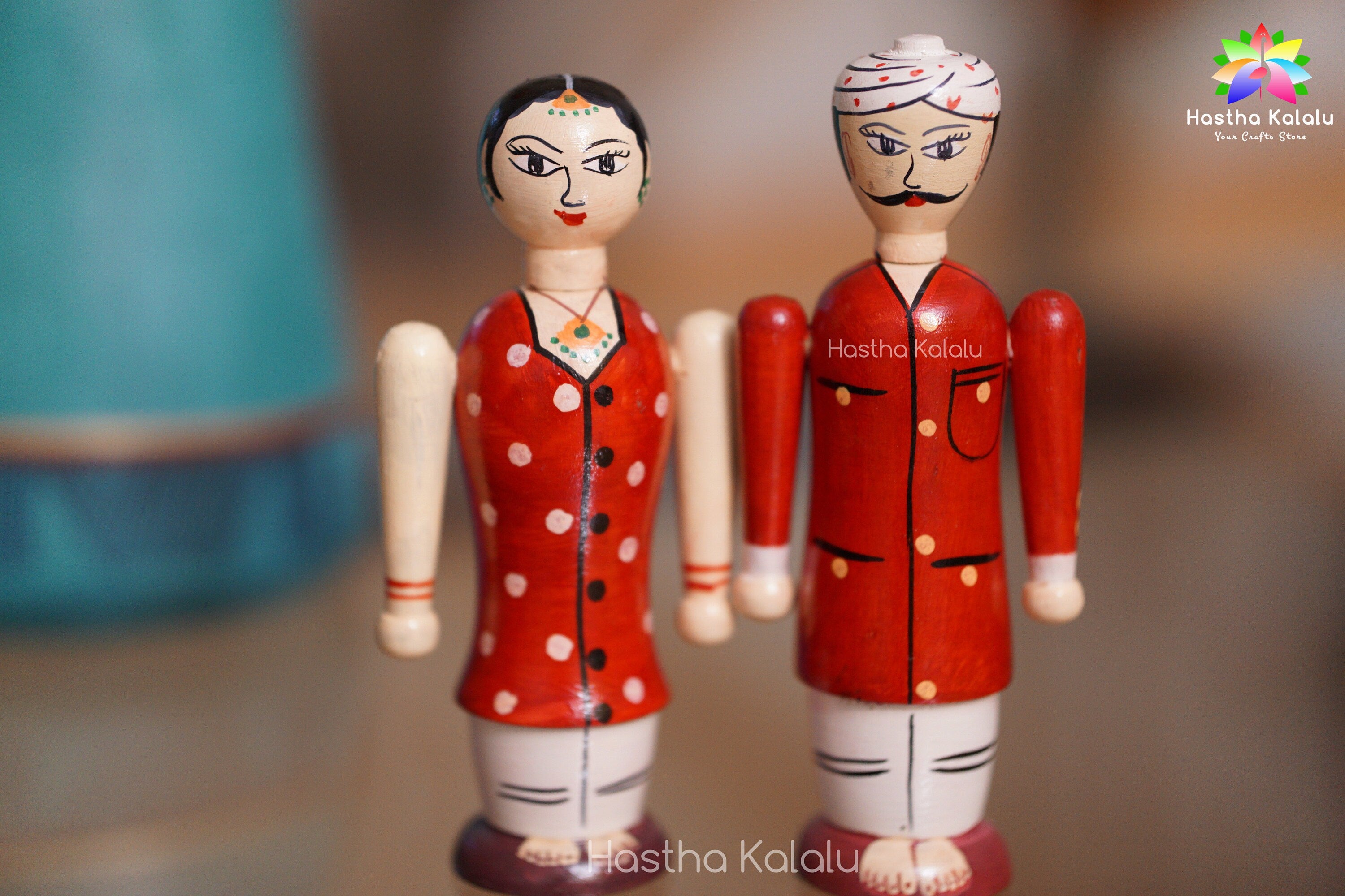 Handmade 5 Inch Tall Couple
