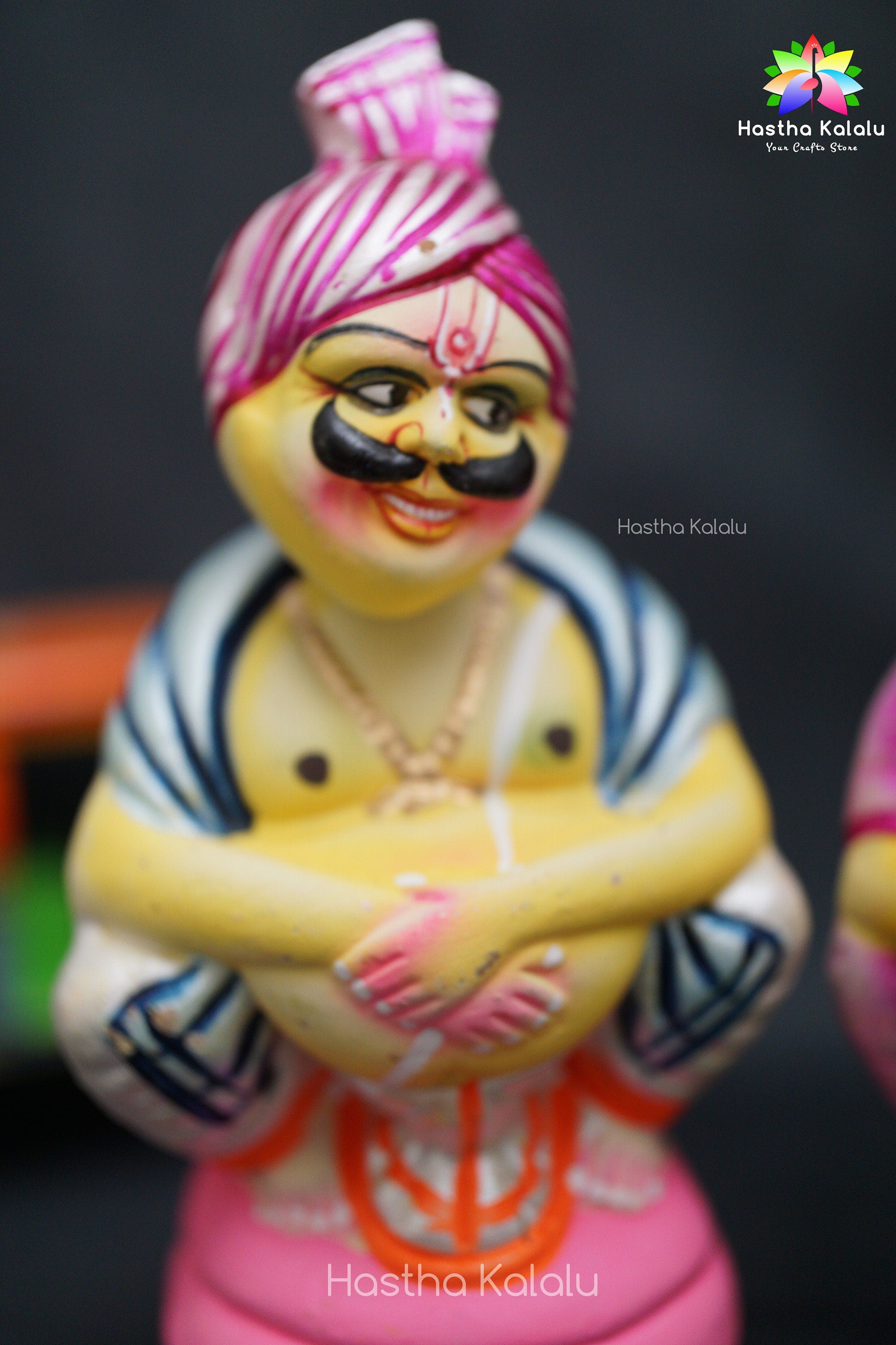 Thatha-Bamma Head Nodding Pair/ Bobble Toys | Budda Buddi Pair